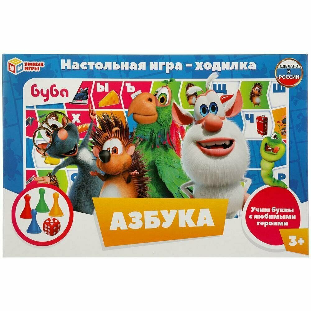 14-064-19 Азбука. Буба. Настольная игра-ходилка. Умные игры