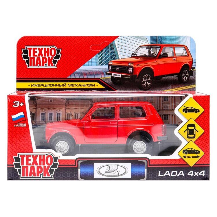 14-417-14 ТМ Технопарк. Машина металл LADA 4x4 12см. откры