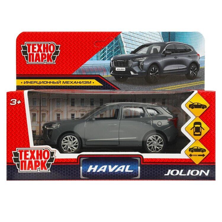 14-414-82 Машина металл haval jolion 12 см. двери. багаж. темно-серый. кор. Технопарк