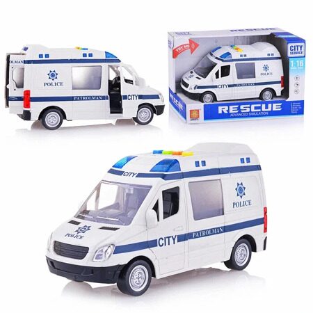29-659-7 Машина "Полиция" 1:16 (свет, звук) в коробке